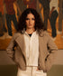 Women's Raw Edge Cropped Shirt